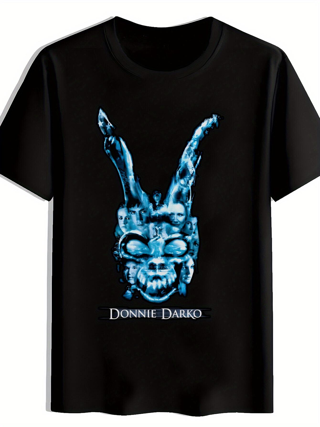Graphic Print Short Sleeve T-shirt - Black with Blue Ice Sculpture Rabbit Design XXL
Graphic Print Short Sleeve T-shirt - Black with Blue Ice Sculpture Rabbit Design XXL