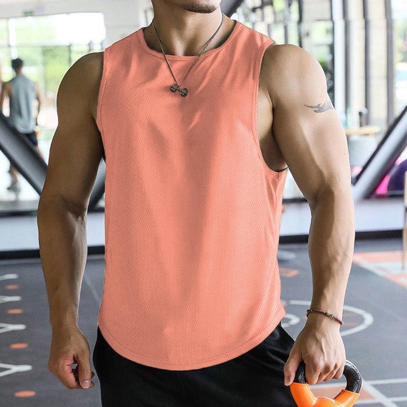 2024 Men s Quick-Dry Sleeveless Sports Tank for Casual, Hurdles, Basketball, and Running L розовый
2024 Men s Quick-Dry Sleeveless Sports Tank for Casual, Hurdles, Basketball, and Running L розовый