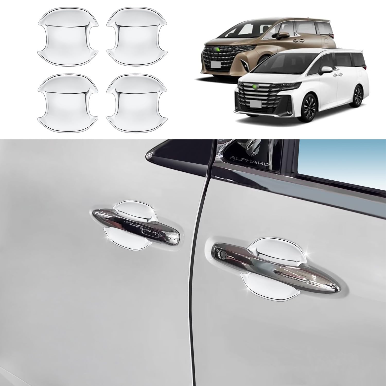 YOFAMO Toyota Alphard 40 Series Exclusive Door Handle Protector Cover Door Knob Protector Sticker Bowl Cover Garnish Doorknob Nail Scratch Preven
YOFAMO Toyota Alphard 40 Series Exclusive Door Handle Protector Cover Door Knob Protector Sticker Bowl Cover Garnish Doorknob Nail Scratch Preven
