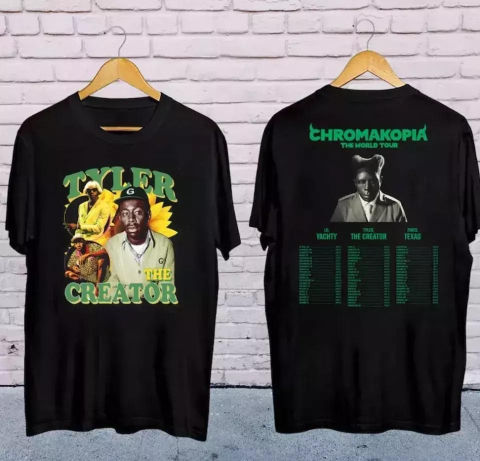 2025 Tour Tyler the Creator Chromakopia Shirt M
2025 Tour Tyler the Creator Chromakopia Shirt M