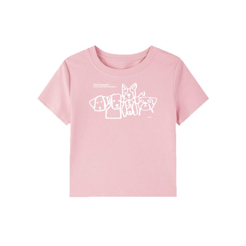 European and American style retro short-sleeved pure cotton graffiti puppy T-shirt women s summer couple clothing trendy brand half-sleeved t-shirt 3XL рожевий
European and American style retro short-sleeved pure cotton graffiti puppy T-shirt women s summer couple clothing trendy brand half-sleeved t-shirt 3XL рожевий