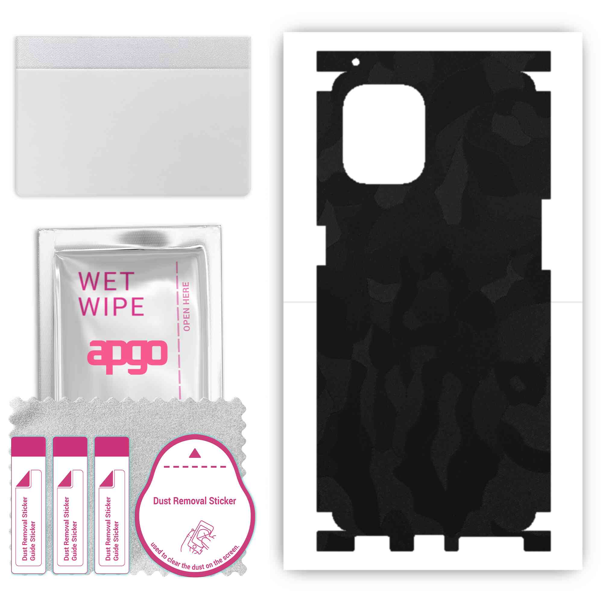 apgo Protective Skin Sticker for the back+sides compatible with Oppo Find X3 Pro, Full Wrap Film, Foil, Vinyl - Pattern Black Camo
apgo Protective Skin Sticker for the back+sides compatible with Oppo Find X3 Pro, Full Wrap Film, Foil, Vinyl - Pattern Black Camo