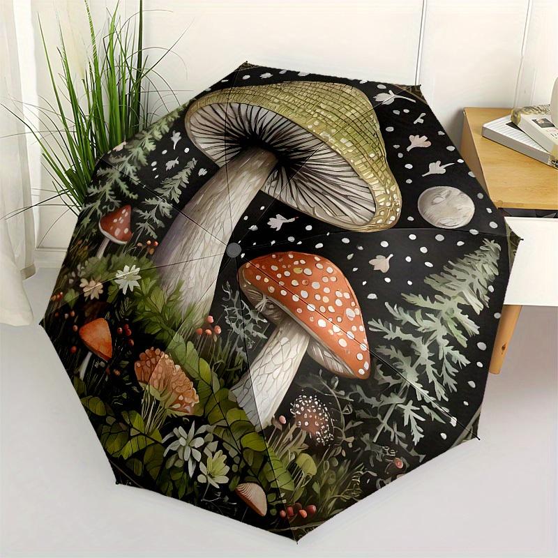 1pc Mystical Forest Mushroom Garden Umbrella with Plastic Handle,Suitable for All Seasons Home Travel Outdoor UmbrellaB1666
1pc Mystical Forest Mushroom Garden Umbrella with Plastic Handle,Suitable for All Seasons Home Travel Outdoor UmbrellaB1666