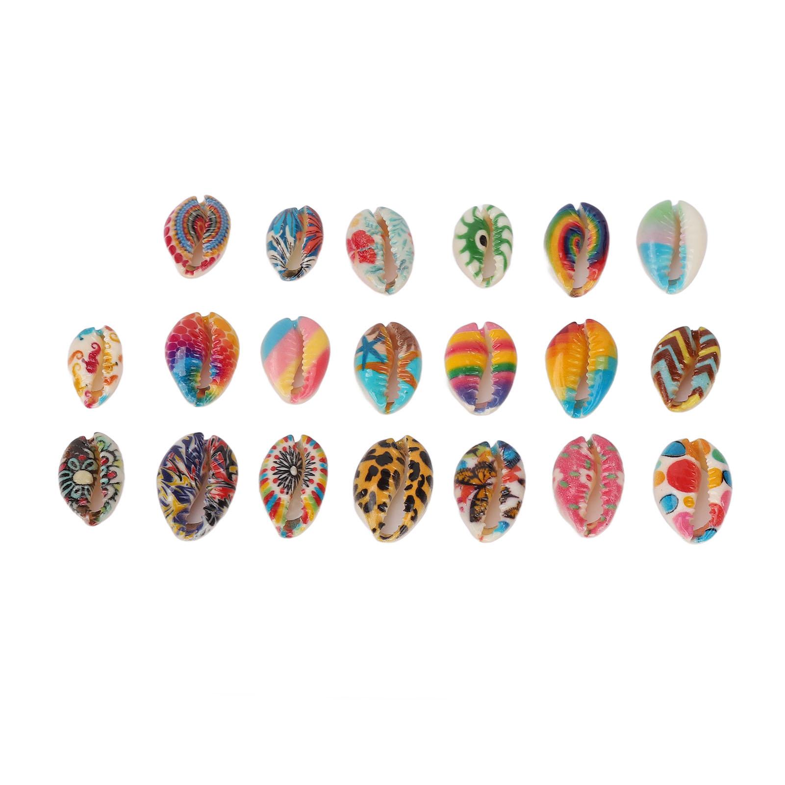 20pcs Hair Shell Pendants Floral Print Shell Hair Braid Rings Jewelry for Braids Dreadlock
20pcs Hair Shell Pendants Floral Print Shell Hair Braid Rings Jewelry for Braids Dreadlock