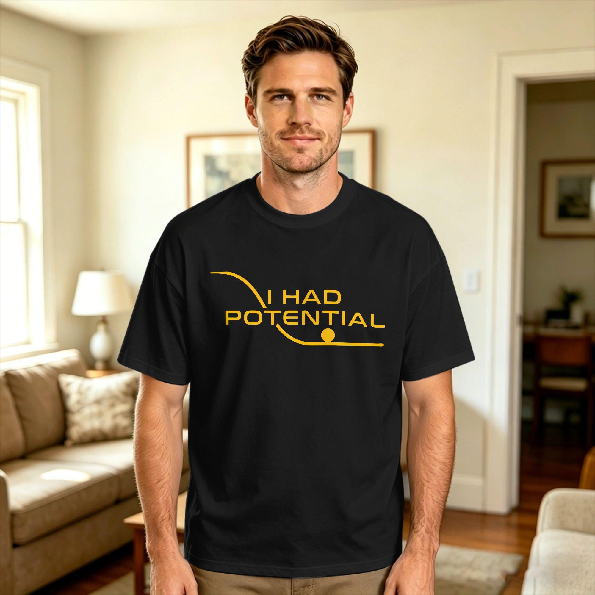 I had potential Men T Shirt Funny Tee Shirt Short Sleeve Round Collar T-Shirt 100% Cotton Plus Size Tops S разноцветный
I had potential Men T Shirt Funny Tee Shirt Short Sleeve Round Collar T-Shirt 100% Cotton Plus Size Tops S разноцветный