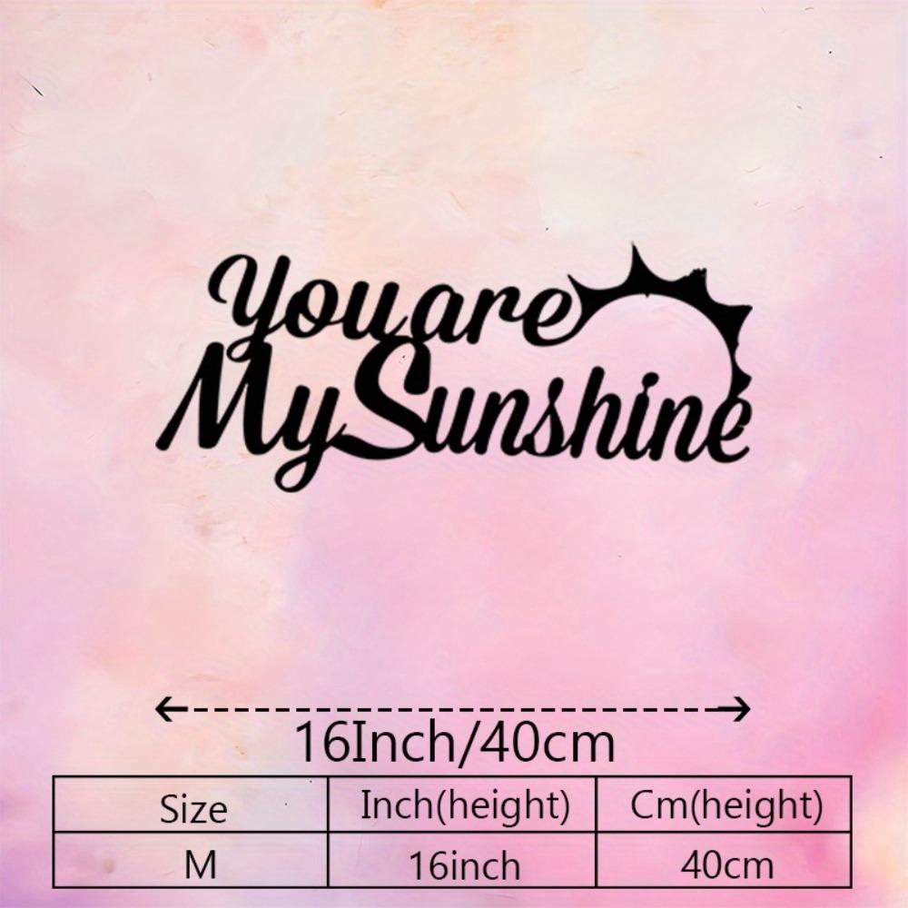 Sunshine Metal Wall Art, Cheerful Mural Statue for Nursery Sunroom Summer Decor, Gift for Positive People, Uplifting Farmhouse Hanging Ornament Size M/40cm/16inch
Sunshine Metal Wall Art, Cheerful Mural Statue for Nursery Sunroom Summer Decor, Gift for Positive People, Uplifting Farmhouse Hanging Ornament Size M/40cm/16inch
