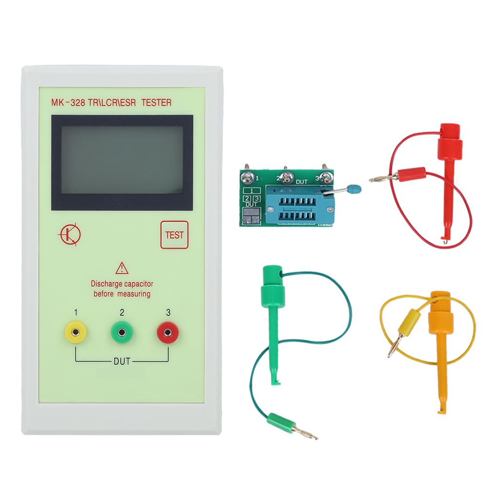 MK328 Transistor Tester Inductance Capacitance Resistance Electronic Meter TR LCR ESR
MK328 Transistor Tester Inductance Capacitance Resistance Electronic Meter TR LCR ESR