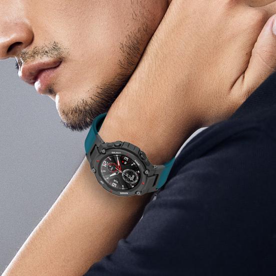 Ремешок для наручных часов водонепроницаемый утолщенный дышащий мягкий силиконовый спортивный ремень для часов Huami Amazfit T-Rex/T-Rex Pro
Ремешок для наручных часов водонепроницаемый утолщенный дышащий мягкий силиконовый спортивный ремень для часов Huami Amazfit T-Rex/T-Rex Pro