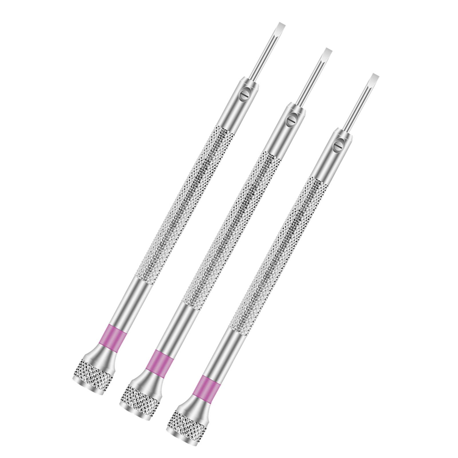 Watch Repair Screwdriver Specialists Band Removal Set Of 3 Interchangeable Blade High Strength Aluminum Construction
Watch Repair Screwdriver Specialists Band Removal Set Of 3 Interchangeable Blade High Strength Aluminum Construction