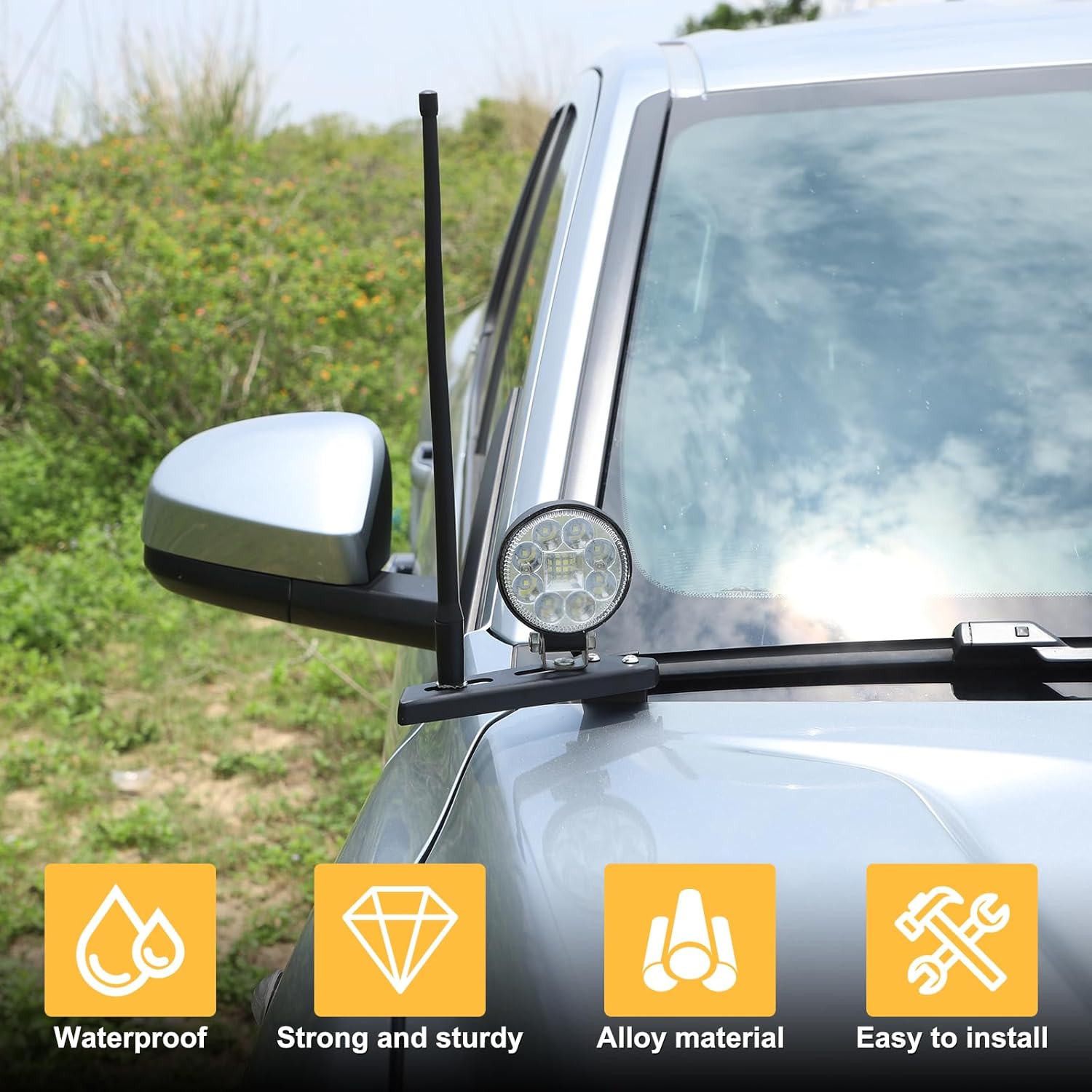 Ditch Light Bracket Hood Spotlight Lamp Holder Compatible with Toyota Tacoma 2024 2025 2026, Carbon Steel Car Exterior Accessories
Ditch Light Bracket Hood Spotlight Lamp Holder Compatible with Toyota Tacoma 2024 2025 2026, Carbon Steel Car Exterior Accessories