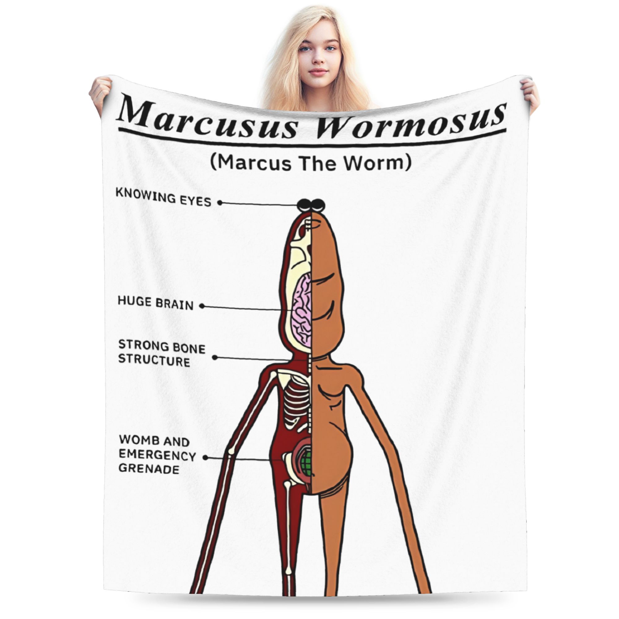 Marcus The Worm Meme Coral Fleece Plush Throw Blanket I Dont Like This Rock Blankets for Home Car Lightweight Bed Rug 200x150cm
Marcus The Worm Meme Coral Fleece Plush Throw Blanket I Dont Like This Rock Blankets for Home Car Lightweight Bed Rug 200x150cm