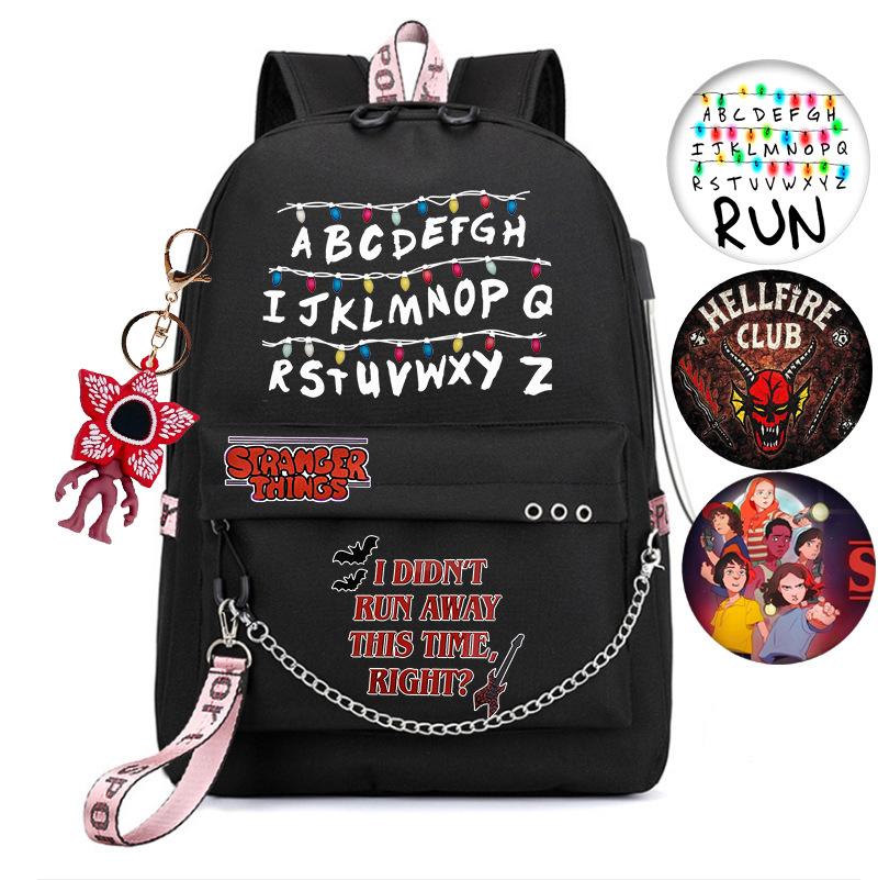 5pcs Sets Backpack Men Women School Bag Anime Movie Chain USB Schoolbag Travel Backpack for Middle School Students 45*32*15cm
5pcs Sets Backpack Men Women School Bag Anime Movie Chain USB Schoolbag Travel Backpack for Middle School Students 45*32*15cm
