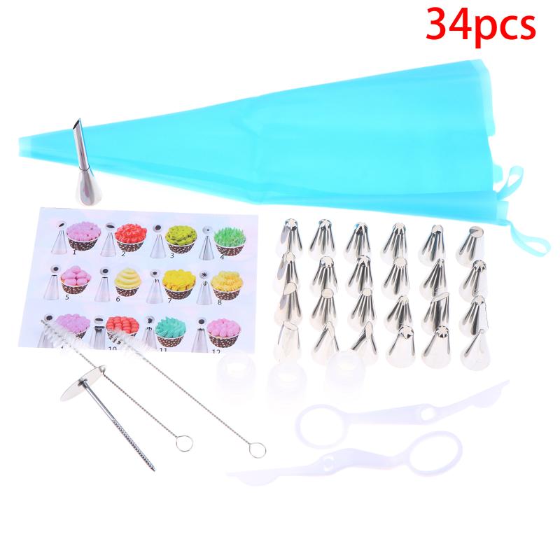 34/36/37Pcs Cake Decorating Tools Icing Cream Piping Nozzle Tips Confectionery Pastry Cake Bags Stainless Steel Nozzles Tip 34PCS
34/36/37Pcs Cake Decorating Tools Icing Cream Piping Nozzle Tips Confectionery Pastry Cake Bags Stainless Steel Nozzles Tip 34PCS