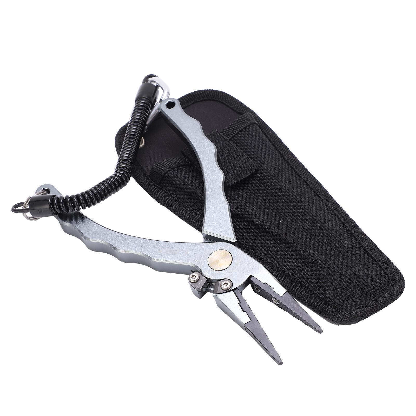 Fishing Pliers Aluminum Large Size Rustproof Fish Hook Remover with Storage Bag Lanyard Buckle for Fishing Line Cutting
Fishing Pliers Aluminum Large Size Rustproof Fish Hook Remover with Storage Bag Lanyard Buckle for Fishing Line Cutting