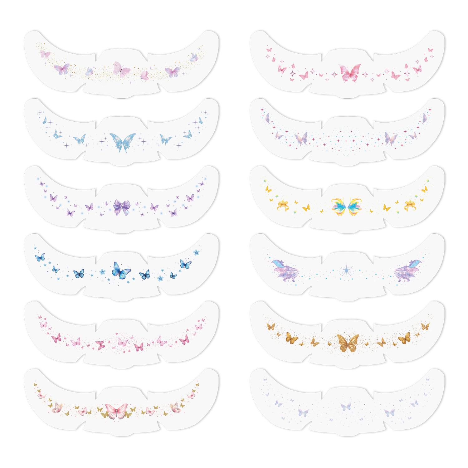 Parties Music Festivals Freckles Butterfly Facial Makeup Stickers Europe and America 12sheets Luxury Tattoo Stickers 12 sheets/set
Parties Music Festivals Freckles Butterfly Facial Makeup Stickers Europe and America 12sheets Luxury Tattoo Stickers 12 sheets/set