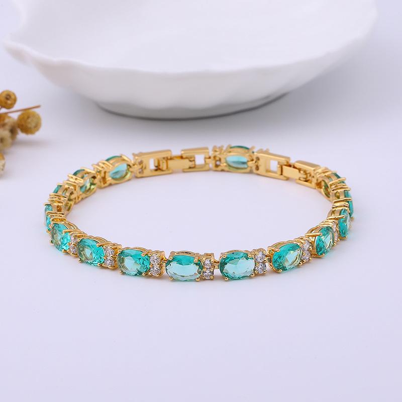 Женский браслет Niche из светло-зеленого циркона 24 карат, маленький свежий женский браслет
Женский браслет Niche из светло-зеленого циркона 24 карат, маленький свежий женский браслет