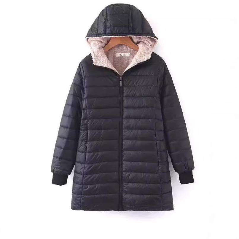Women s Mid-Length Plus Velvet Hooded Cotton Coat – European & American Style, Autumn/Winter M серый
Women s Mid-Length Plus Velvet Hooded Cotton Coat – European & American Style, Autumn/Winter M серый