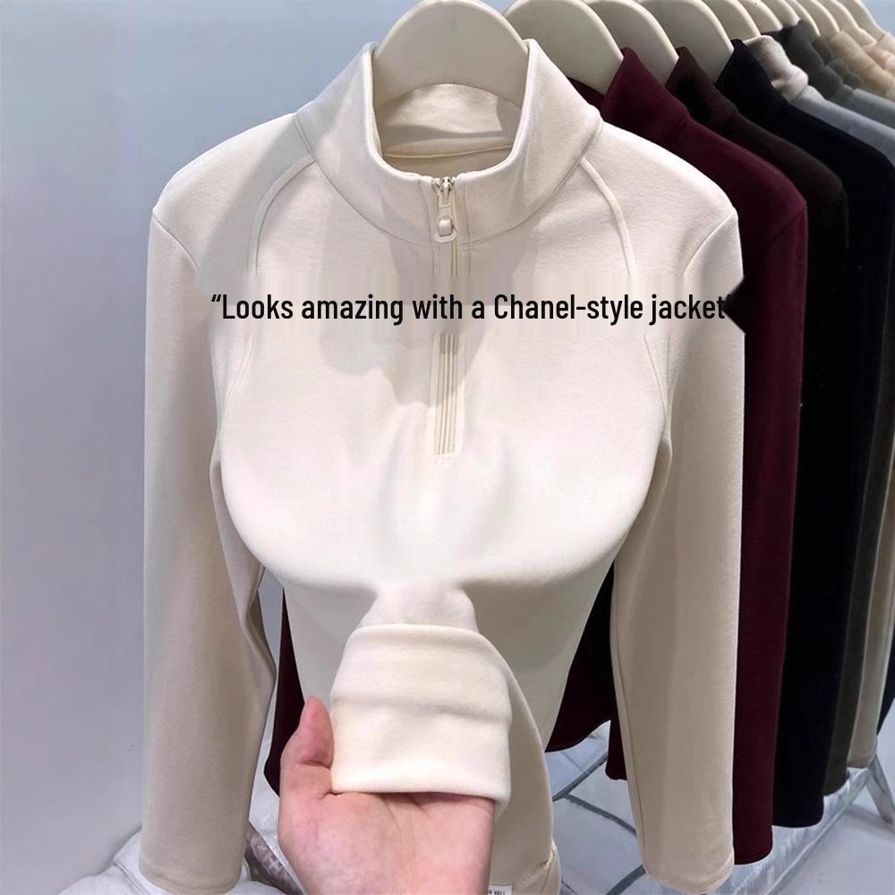 Women s Half-Zip Stand Collar Fleece Sweatshirt - Thick Long-Sleeve for Autumn/Winter Small
Women s Half-Zip Stand Collar Fleece Sweatshirt - Thick Long-Sleeve for Autumn/Winter Small