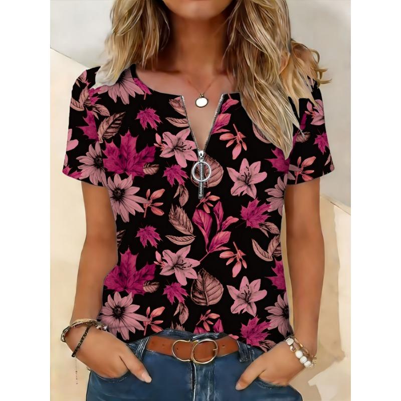 Women s Elegant Short Sleeve Printed T-Shirt XL
Women s Elegant Short Sleeve Printed T-Shirt XL
