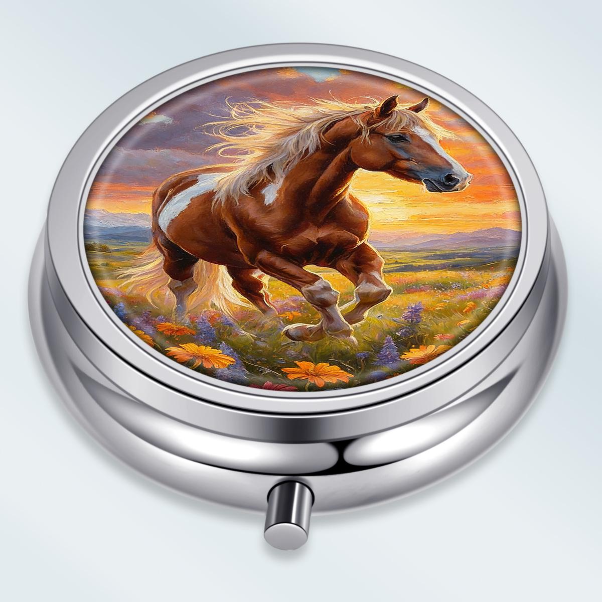 Portable Pill Box with 3 Compartments, Mini Metal Medicine Organizer Case, Cute Printed Pill Container for Vitamins, Pills, Jewelry, Travel, Daily Use
Portable Pill Box with 3 Compartments, Mini Metal Medicine Organizer Case, Cute Printed Pill Container for Vitamins, Pills, Jewelry, Travel, Daily Use