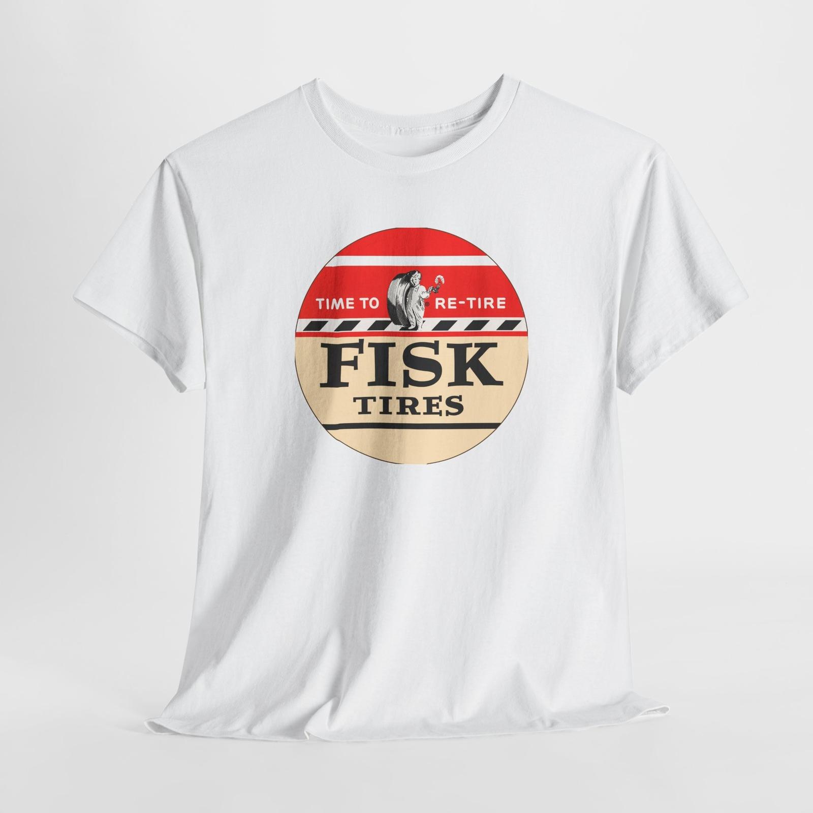 Vintage Fisk Tire Logo T-Shirt Mens Womens Tees Top, Retro Graphic Tshirt Tops Tee, Classic Car EnthusiasT Shirt Mens Womens Tees Top, M
Vintage Fisk Tire Logo T-Shirt Mens Womens Tees Top, Retro Graphic Tshirt Tops Tee, Classic Car EnthusiasT Shirt Mens Womens Tees Top, M