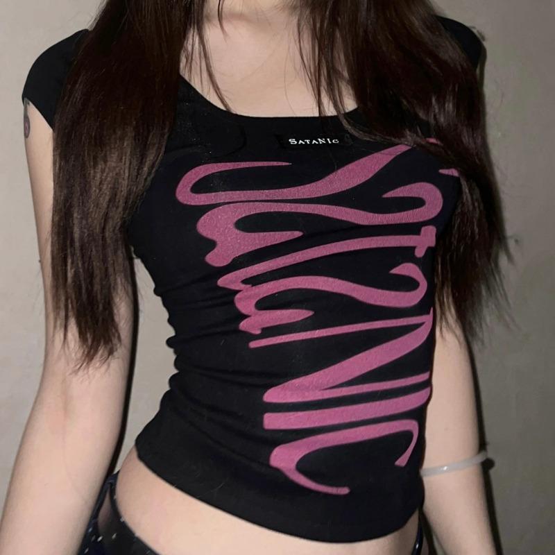 Летняя новинка с открытой спиной и U-образным вырезом, черная обтягивающая футболка с буквами, женские топы Spicy Girl с коротким рукавом, тонкие сексуальные укороченные топы для женщин L чёрный
Летняя новинка с открытой спиной и U-образным вырезом, черная обтягивающая футболка с буквами, женские топы Spicy Girl с коротким рукавом, тонкие сексуальные укороченные топы для женщин L чёрный