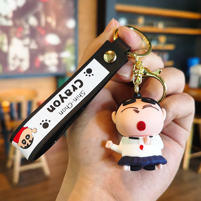 Dress-up Creative Crayon Shinchan Keychain Cartoon Figurine Student Gift Couple Backpack Keychain Personalized Gifts Y2k Fashion
Dress-up Creative Crayon Shinchan Keychain Cartoon Figurine Student Gift Couple Backpack Keychain Personalized Gifts Y2k Fashion