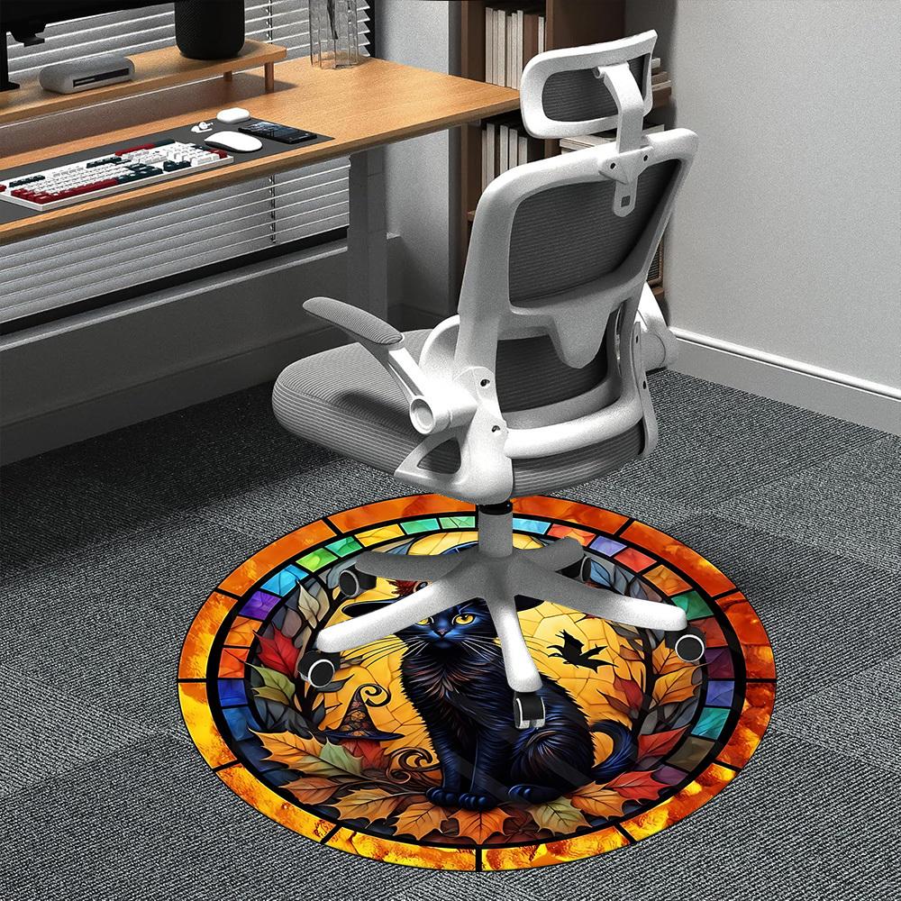 1PC Halloween Cat Chair Carpet for Office Non-Slip, Lightweight, Machine Washable Rug for Office, Sleeping, Room - Holiday Decor 80cm by 80cm
1PC Halloween Cat Chair Carpet for Office Non-Slip, Lightweight, Machine Washable Rug for Office, Sleeping, Room - Holiday Decor 80cm by 80cm