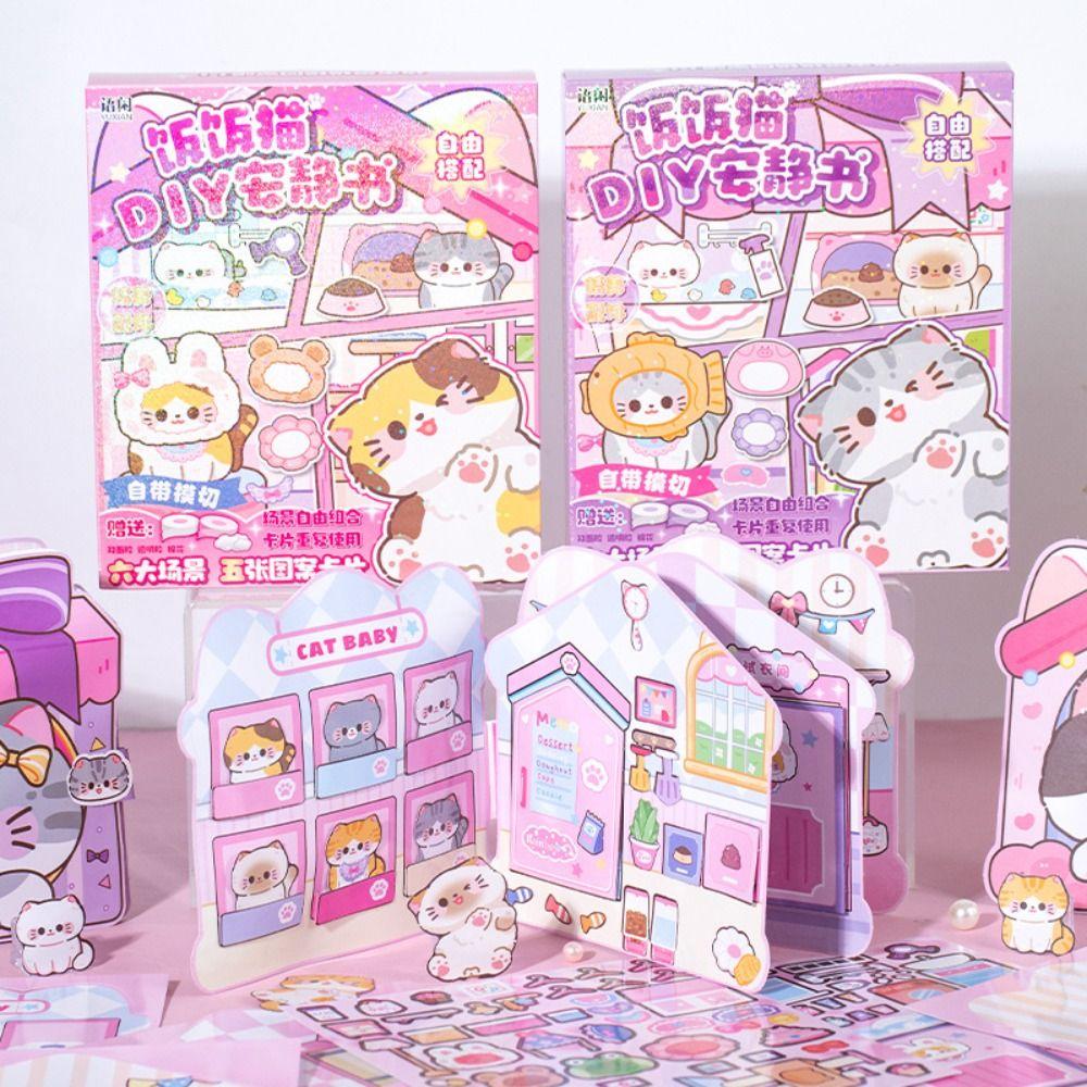 Ручная работа Магнитная тихая книга Бумага DIY Дети Занятая книга Игрушка Kawaii Cat Наклейка Книга Дети фиолетовый
Ручная работа Магнитная тихая книга Бумага DIY Дети Занятая книга Игрушка Kawaii Cat Наклейка Книга Дети фиолетовый