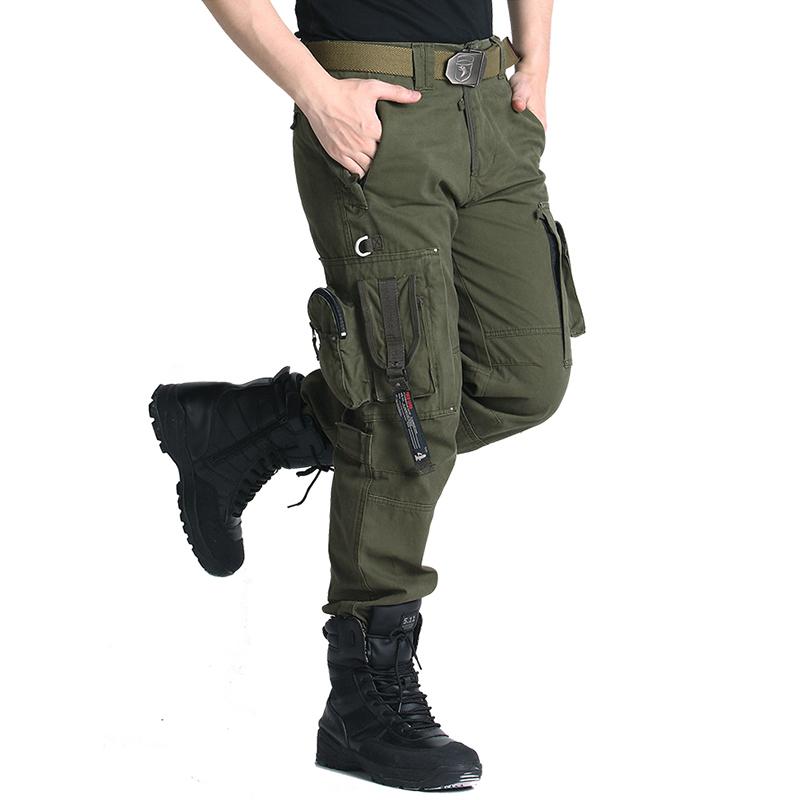 Men Casual Cotton Work Trousers with Many Pockets Cargo Pants Plus Size 27 армія зелений колір
Men Casual Cotton Work Trousers with Many Pockets Cargo Pants Plus Size 27 армія зелений колір