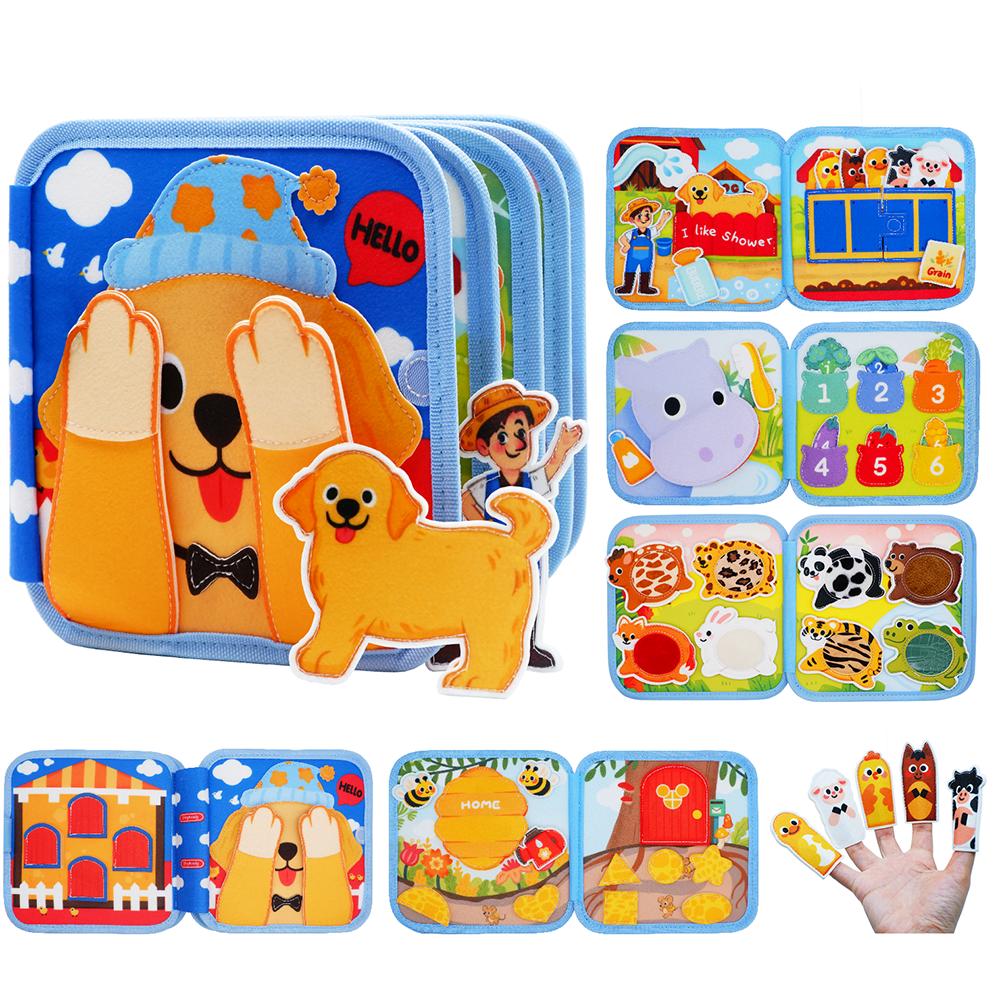 Educational Montessori Felt Busy Book, Busy Board for 1+ Year Old, Toddler Airplane Travel Toys, Learning Activity Books, Girl
Educational Montessori Felt Busy Book, Busy Board for 1+ Year Old, Toddler Airplane Travel Toys, Learning Activity Books, Girl