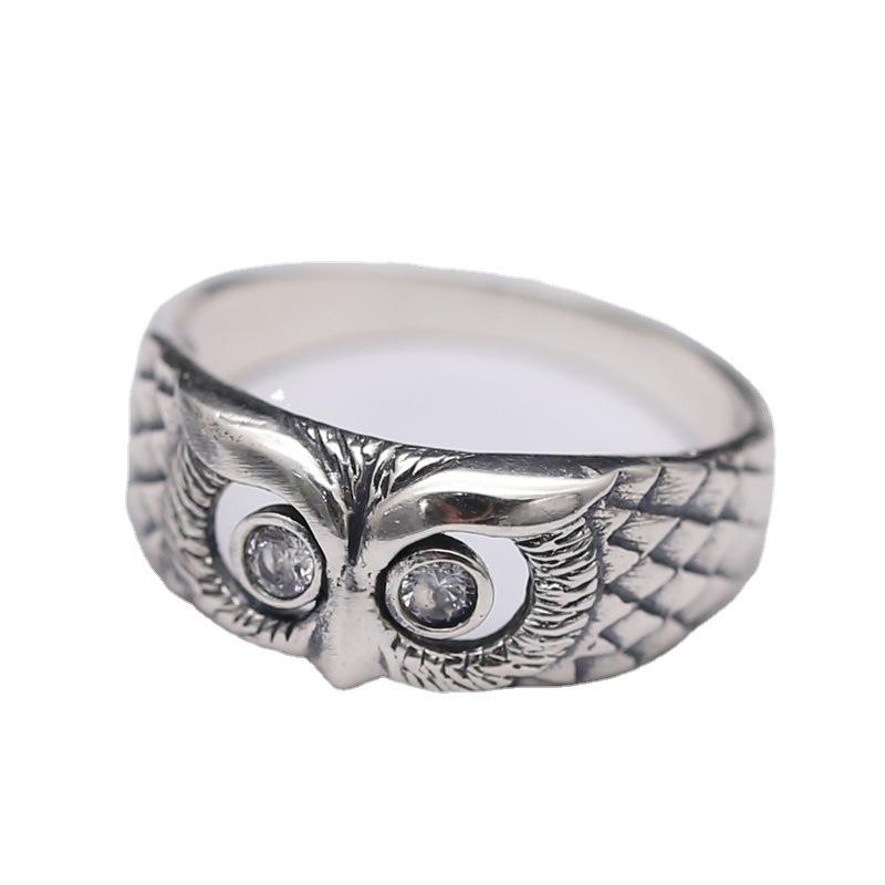 Buyee 925 Sterling Silver Unique Ring Finger Cute Owl Open Ring for Men Women Fashion Animal Fine Jewelry Circle Gift resizable
Buyee 925 Sterling Silver Unique Ring Finger Cute Owl Open Ring for Men Women Fashion Animal Fine Jewelry Circle Gift resizable