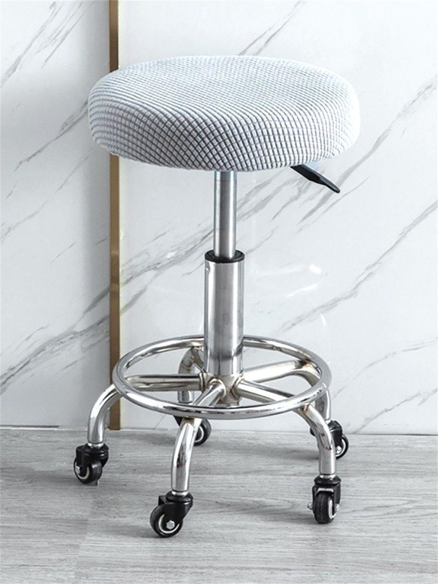 1 Классический эластичный чехол на табурет, противоскользящая подушка для обеденного стула, защитный чехол, смешанный полиэстер и спандекс, машинная серебряный
1 Классический эластичный чехол на табурет, противоскользящая подушка для обеденного стула, защитный чехол, смешанный полиэстер и спандекс, машинная серебряный