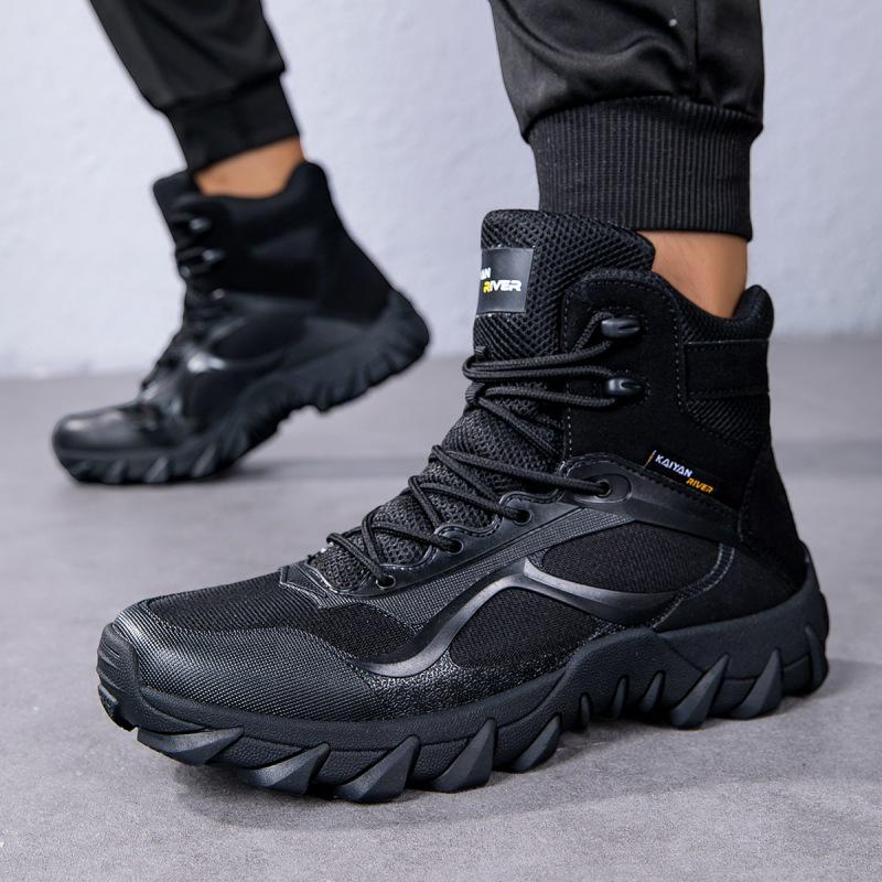 Men s High-Top Desert Combat Boots, Large Sizes 46-47, for Spring-Autumn Hiking & Tactical Training 40 чорний
Men s High-Top Desert Combat Boots, Large Sizes 46-47, for Spring-Autumn Hiking & Tactical Training 40 чорний