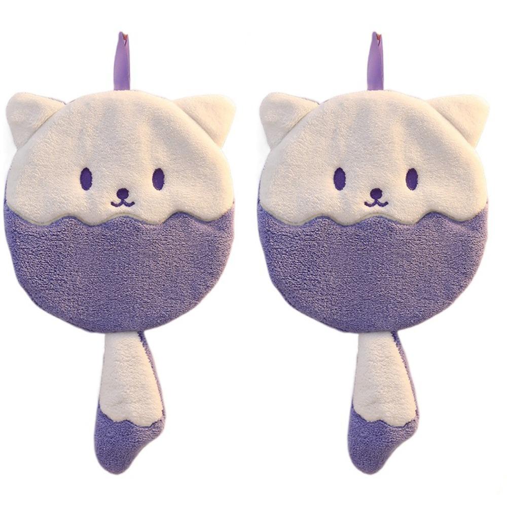 2Pcs Cute Long Tail Cat Hand Towel Cartoon Animal Bath Towel Korean Cat Dishcloth Bathroom фиолетовый
2Pcs Cute Long Tail Cat Hand Towel Cartoon Animal Bath Towel Korean Cat Dishcloth Bathroom фиолетовый