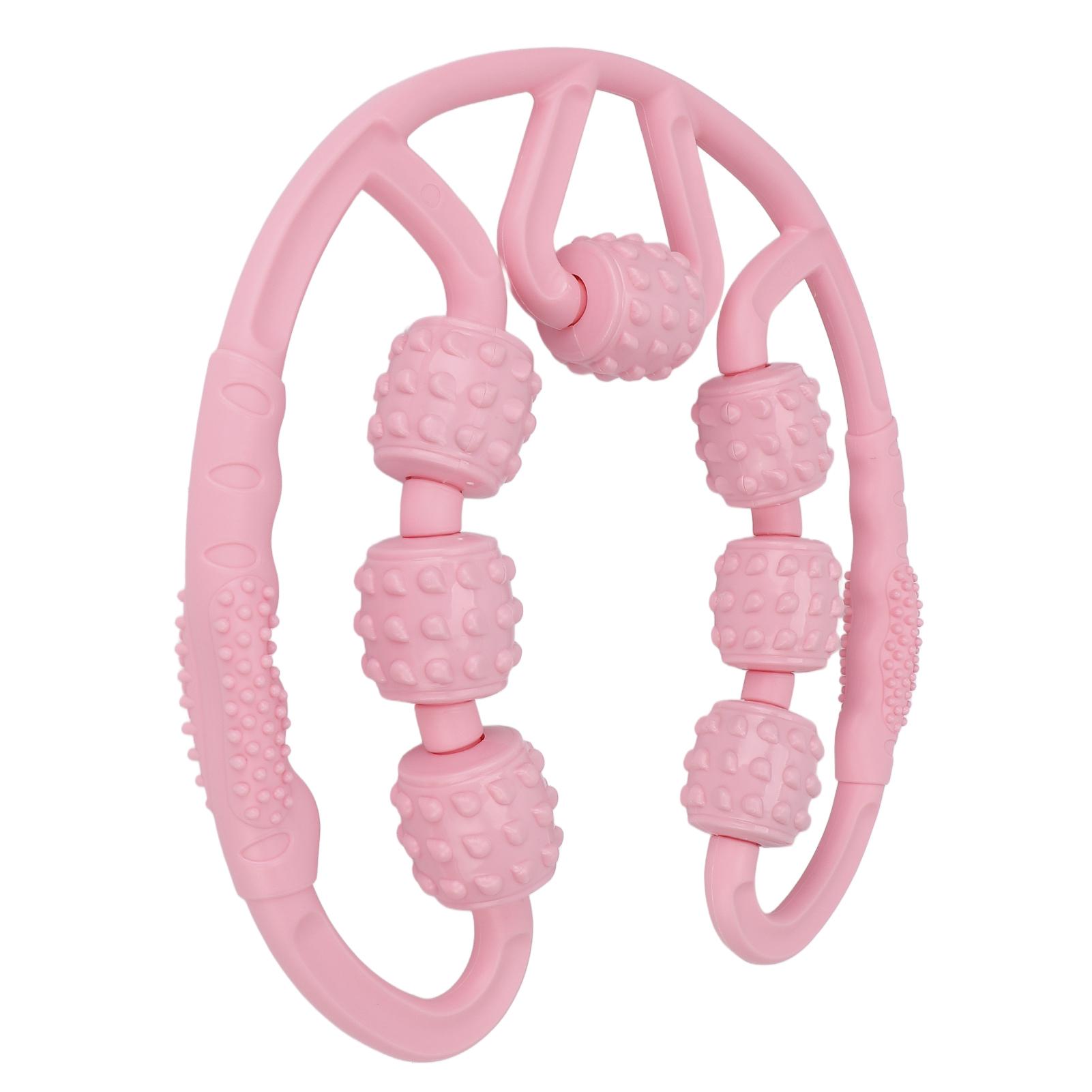 Leg Massage Roller 7 Wheels All Round Massaging Relieve Muscle Soreness Leg Rollers for Calf Thigh Pink
Leg Massage Roller 7 Wheels All Round Massaging Relieve Muscle Soreness Leg Rollers for Calf Thigh Pink