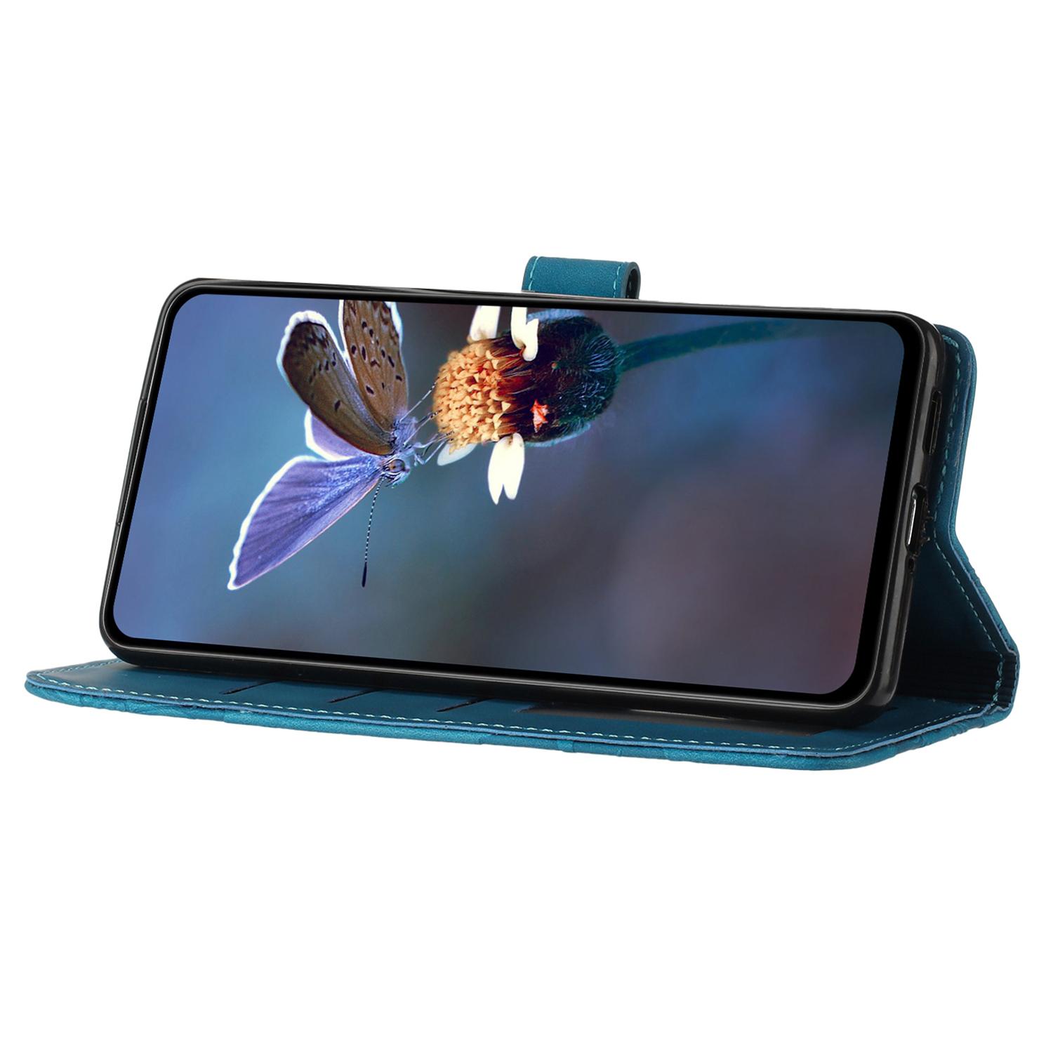 For Samsung Galaxy A16 5G/A16 4G Case Flower Design Leather Wallet Phone Cover with Wrist Strap Blue
For Samsung Galaxy A16 5G/A16 4G Case Flower Design Leather Wallet Phone Cover with Wrist Strap Blue
