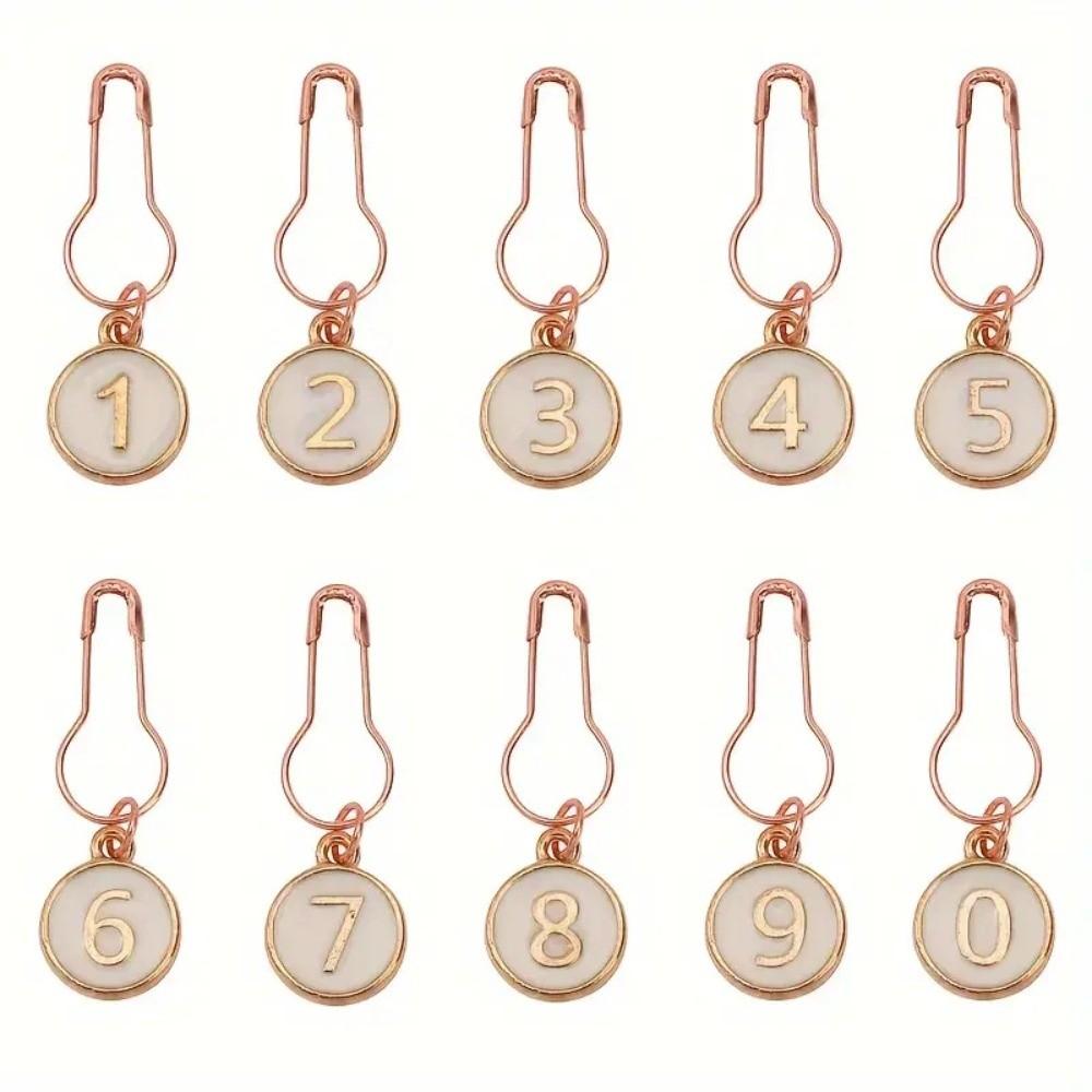 10Pcs/Pack Small Crochet Locking Stitch Markers Number Markings Knitting Tools Knitting Style 5
10Pcs/Pack Small Crochet Locking Stitch Markers Number Markings Knitting Tools Knitting Style 5