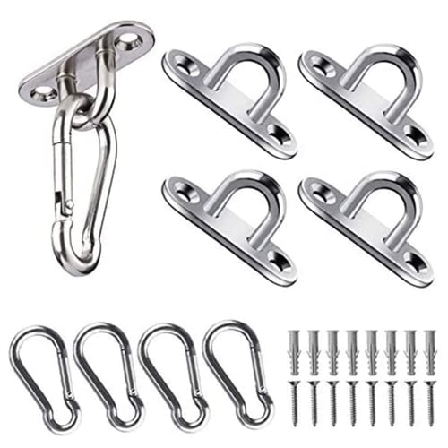 MEDUSHASHA Pad Eye Carabiner Ceiling Hook Wall Hook 5mm Thick 304 Stainless Steel Rectangular Eye Plate U-Shaped Fixing Hardware Corrosion Resistant F
MEDUSHASHA Pad Eye Carabiner Ceiling Hook Wall Hook 5mm Thick 304 Stainless Steel Rectangular Eye Plate U-Shaped Fixing Hardware Corrosion Resistant F