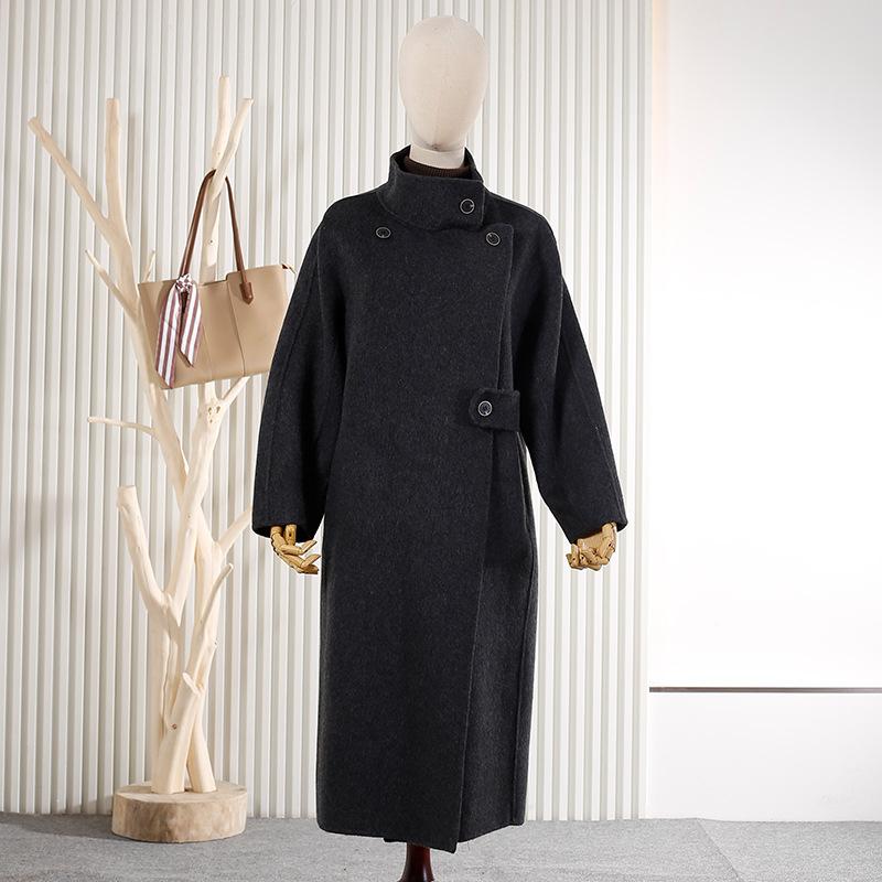 Свободное шерстяное двустороннее шерстяное пальто женское длинное зимнее новое модное шерстяное пальто M чёрный
Свободное шерстяное двустороннее шерстяное пальто женское длинное зимнее новое модное шерстяное пальто M чёрный