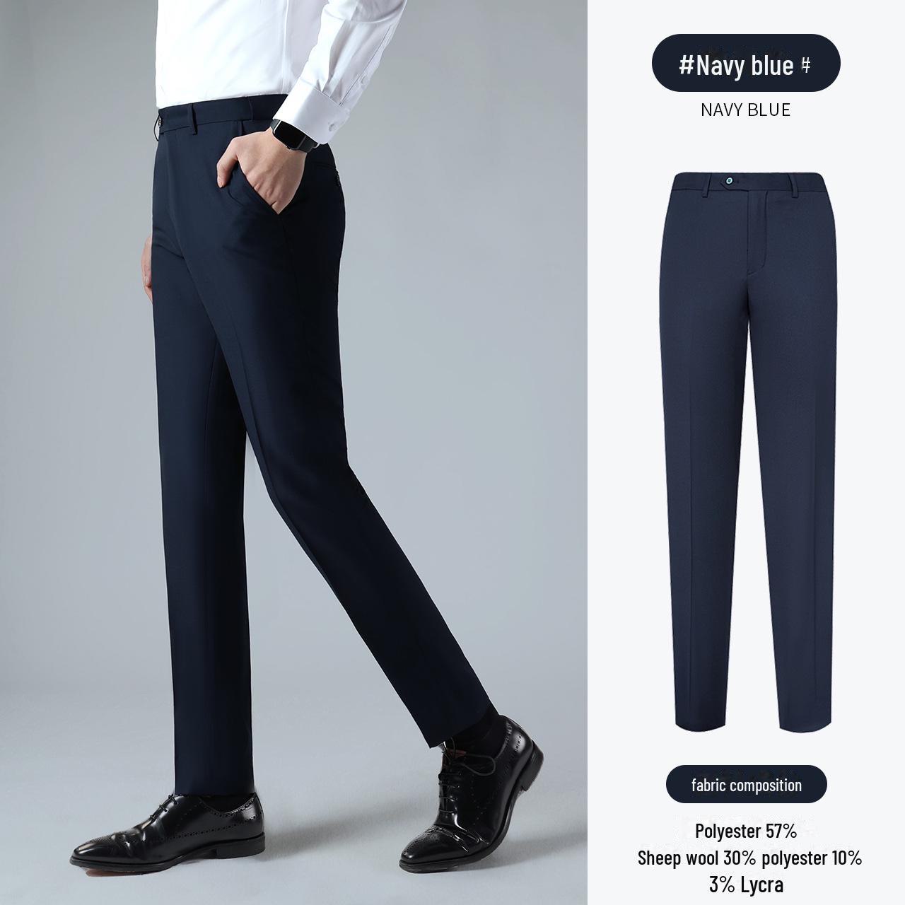 Мужские брюки от делового костюма прямого кроя из шерсти, можно стирать в машине: Официальная и повседневная одежда Waist 111cm (Size 44)
Мужские брюки от делового костюма прямого кроя из шерсти, можно стирать в машине: Официальная и повседневная одежда Waist 111cm (Size 44)