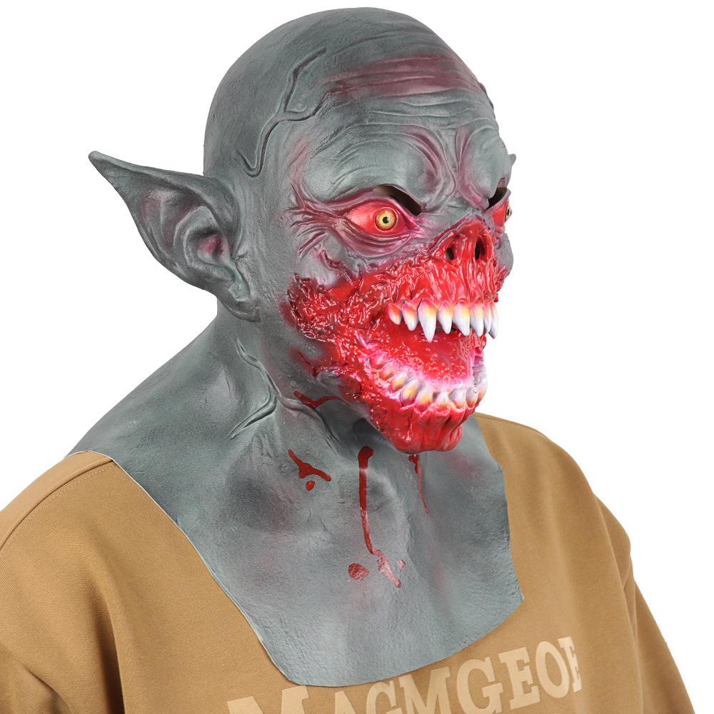 Halloween Horror Vampire Latex Mask Zombie Face Mask for Party cosplay Horror role-playing props Color3
Halloween Horror Vampire Latex Mask Zombie Face Mask for Party cosplay Horror role-playing props Color3