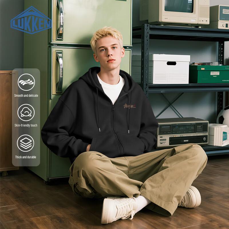 LUKKEN American Retro Heavyweight Letter Print Zip-Up Hooded Sweatshirt 4XL
LUKKEN American Retro Heavyweight Letter Print Zip-Up Hooded Sweatshirt 4XL