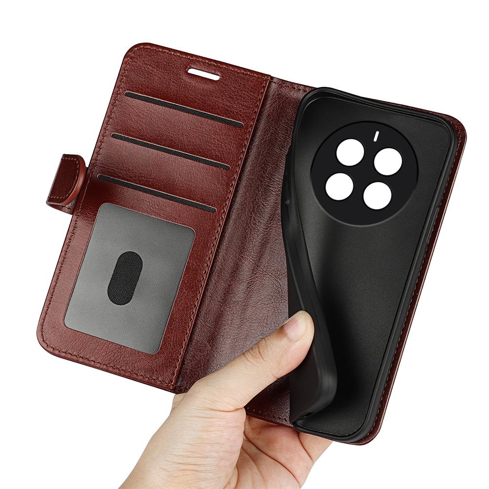 For Realme 12 Pro 5G/12 Pro+ 5G Wallet Phone Case Crazy Horse Texture PU Leather Flip Cover Brown
For Realme 12 Pro 5G/12 Pro+ 5G Wallet Phone Case Crazy Horse Texture PU Leather Flip Cover Brown