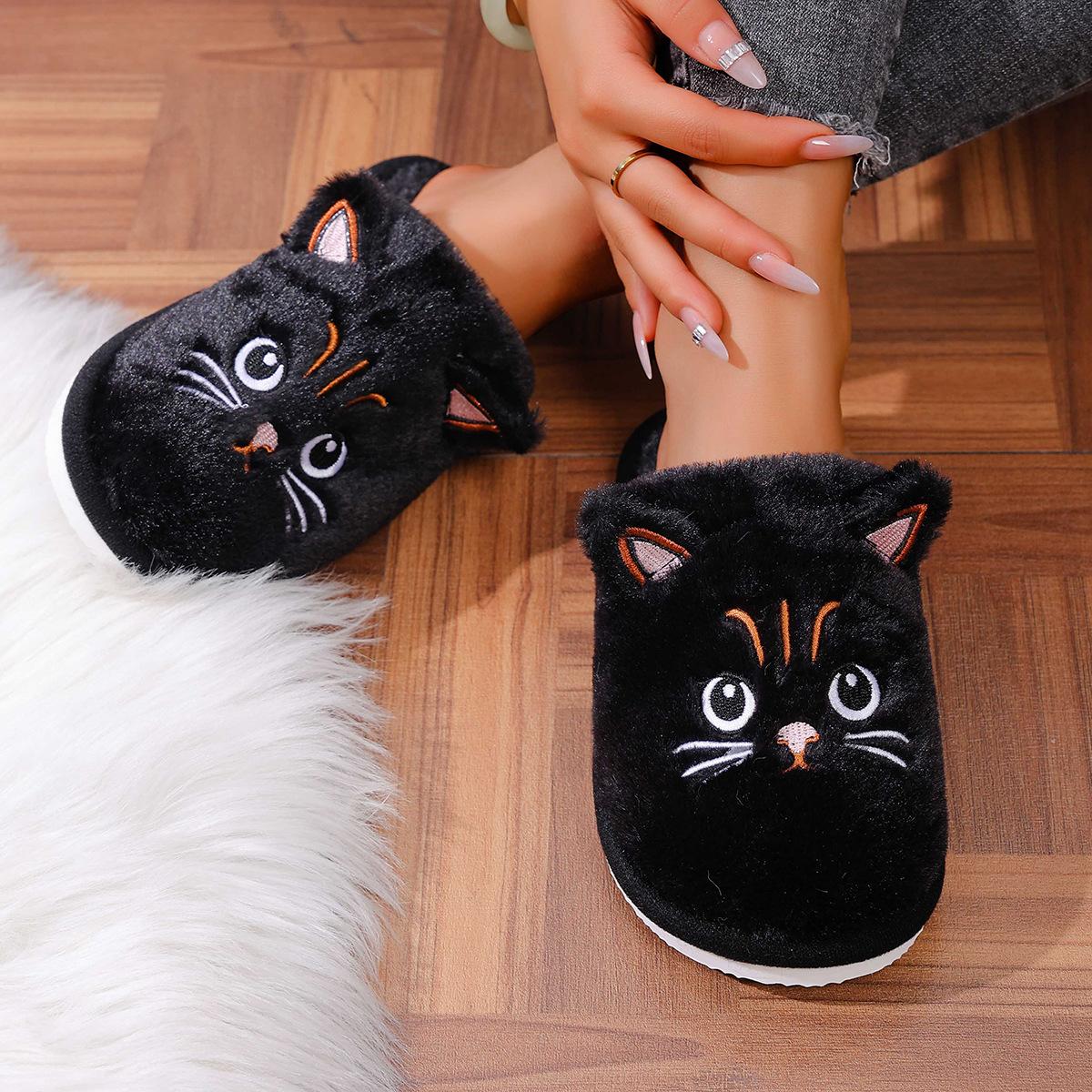 Женская зимняя обувь Теплые рождественские домашние плюшевые тапочки 44-45 чёрный
Женская зимняя обувь Теплые рождественские домашние плюшевые тапочки 44-45 чёрный