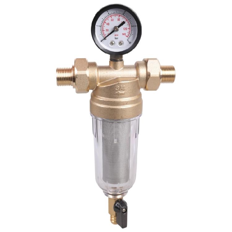 Strong Brass Water Pre Filter System Rustproof Brass Water Filter 1/2inch or 3/4in for Pipe & Household Appliances
Strong Brass Water Pre Filter System Rustproof Brass Water Filter 1/2inch or 3/4in for Pipe & Household Appliances