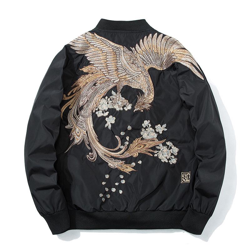 Men s Japanese Ukiyo-e Phoenix Embroidered Yokosuka MA-1 Jacket 2XL
Men s Japanese Ukiyo-e Phoenix Embroidered Yokosuka MA-1 Jacket 2XL