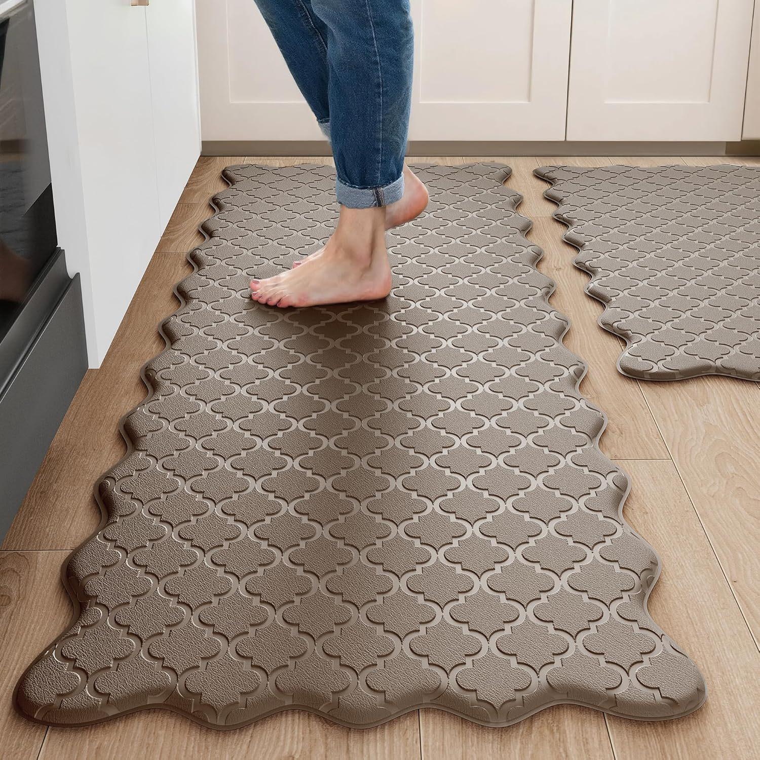 PVC Eco-Friendly Non-Slip Kitchen Floor Mat - Oil-Resistant & Thickened Foot Pad for Home or Office, Irregular Shape, New Arrival. 440x750mm коричневий
PVC Eco-Friendly Non-Slip Kitchen Floor Mat - Oil-Resistant & Thickened Foot Pad for Home or Office, Irregular Shape, New Arrival. 440x750mm коричневий
