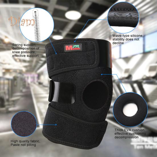 VIGOR Наколенники Open-patella Design EVA Подушка Удобная боковая пружина Поддержка EVA Подушка Спортивные коленные чашечки для зимы
VIGOR Наколенники Open-patella Design EVA Подушка Удобная боковая пружина Поддержка EVA Подушка Спортивные коленные чашечки для зимы