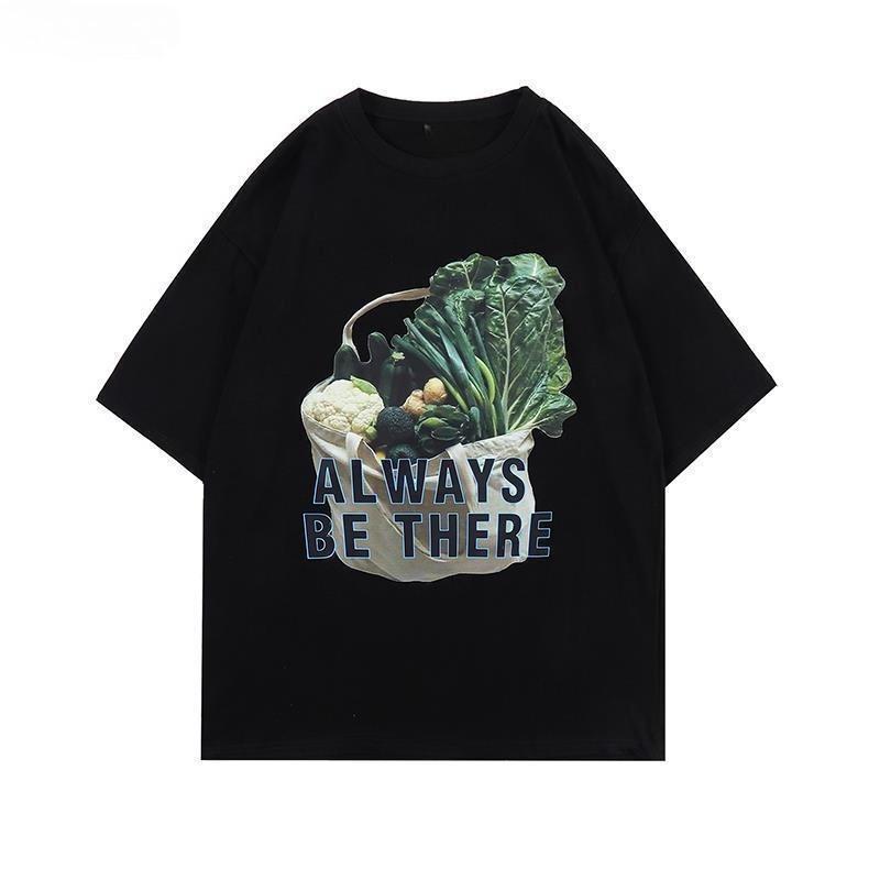 Europeanstyle Retro Vegetableprinted Personalized Versatile and Loosefitting Tshirt for Summer Suitable for Ins Posts M
Europeanstyle Retro Vegetableprinted Personalized Versatile and Loosefitting Tshirt for Summer Suitable for Ins Posts M